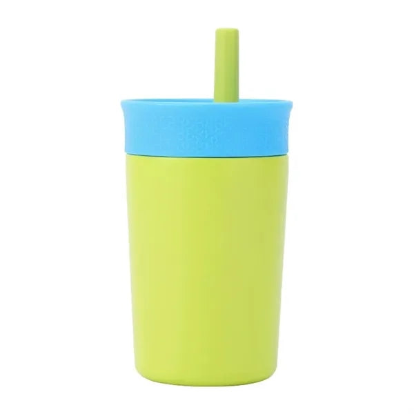 Kids Insulation Stainless Steel Tumbler with Flexible Straw