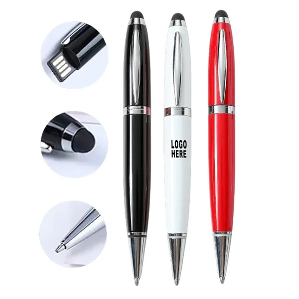 Metal Stylus Pen Flash Drive