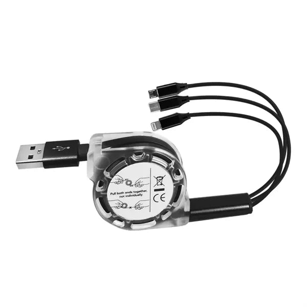 Lawndale 3-in-1 Charging Cable