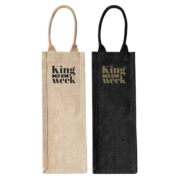 Natural Jute Wine Bag