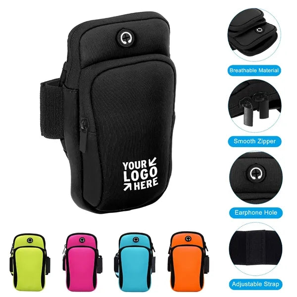 Lightweight Neoprene Running Armband w/ Earphone Hole