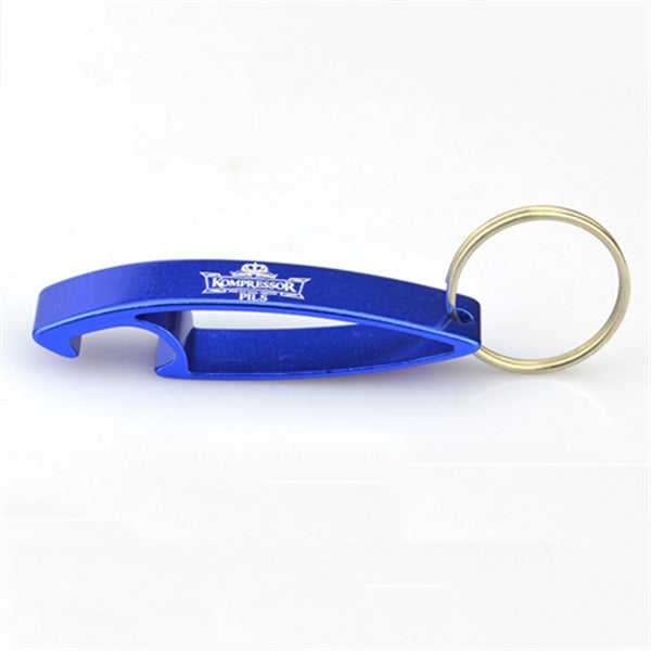 Water Shape Metal Key Ring Bottle Opener
