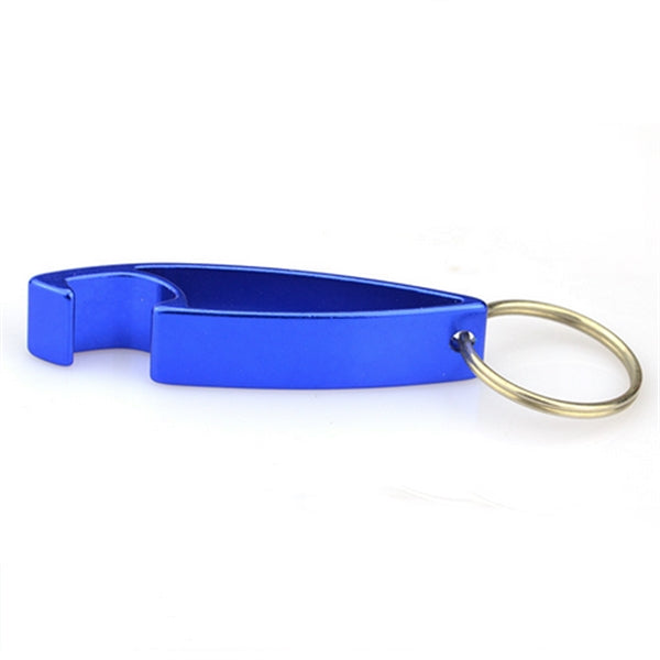 Water Shape Metal Key Ring Bottle Opener