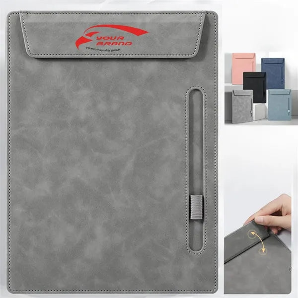 A4 Folder Leather Conference Pad Business Hotel Coaster