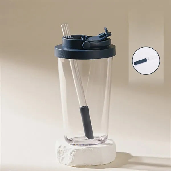24 Oz. Straw Cup With Large Hole For Pearl Milk Tea