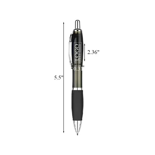 Click Action Plastic Satin Pen