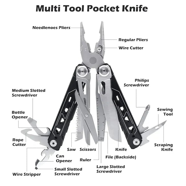 16-in-1 Essential Survival Tools