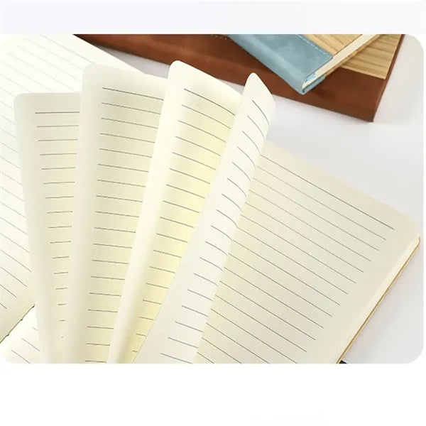 Bamboo Surface Magnetic Buckle Business Notebook