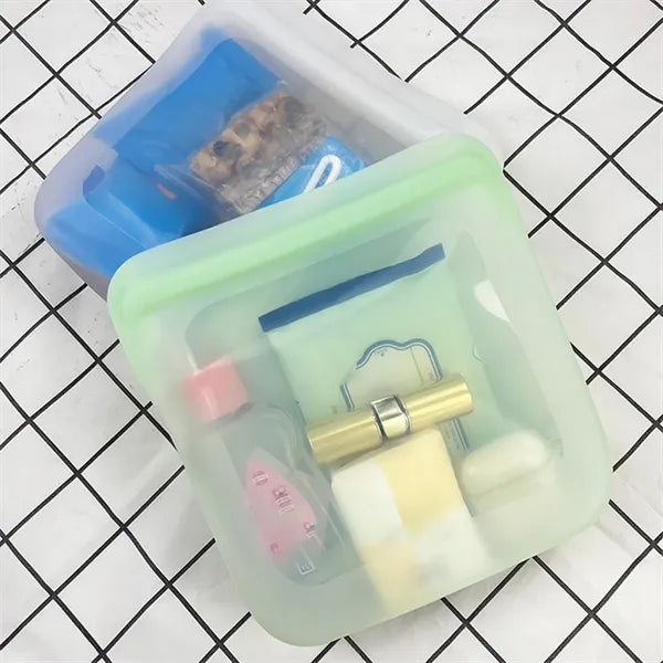 1L Silicone Self-Sealing Fresh-Keeping Bag Food Storage