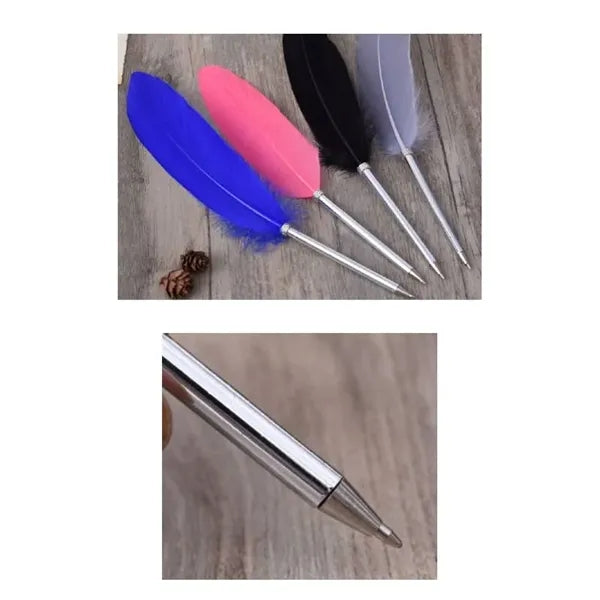 Feather Quill Ballpoint Pens Bulk 0.5mm