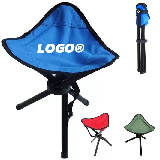 Compact Foldable Tripod Camping Stool Outdoor Use Fishing