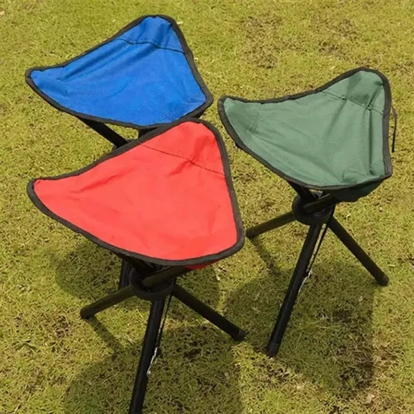 Compact Foldable Tripod Camping Stool Outdoor Use Fishing
