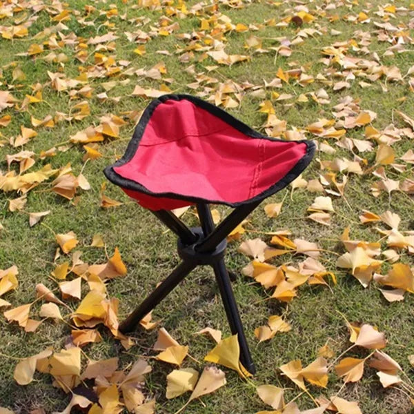 Compact Foldable Tripod Camping Stool Outdoor Use Fishing