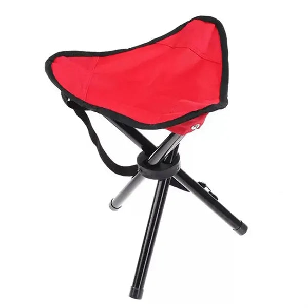 Compact Foldable Tripod Camping Stool Outdoor Use Fishing