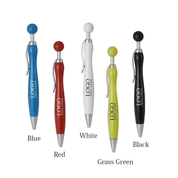 Spherical Pad Print Logo Ballpoint Pen
