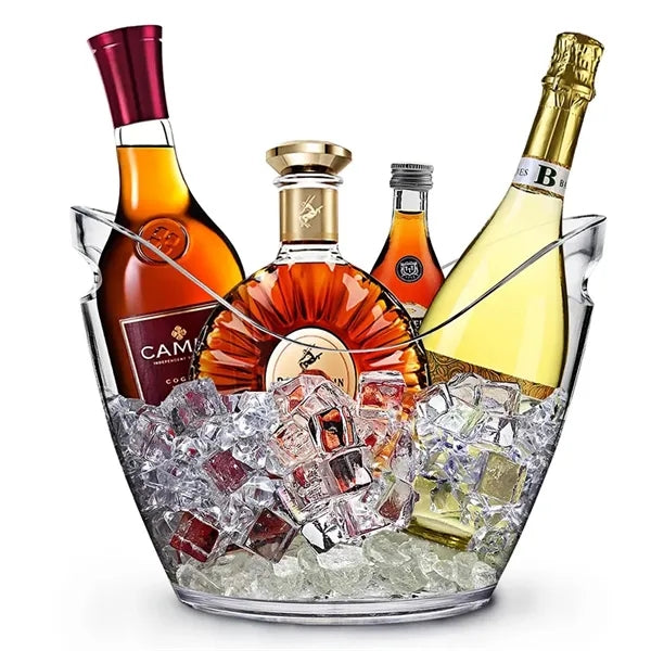 4L Clear Beverage Tub Wine Champagn Beer Bottles Ice Bucket