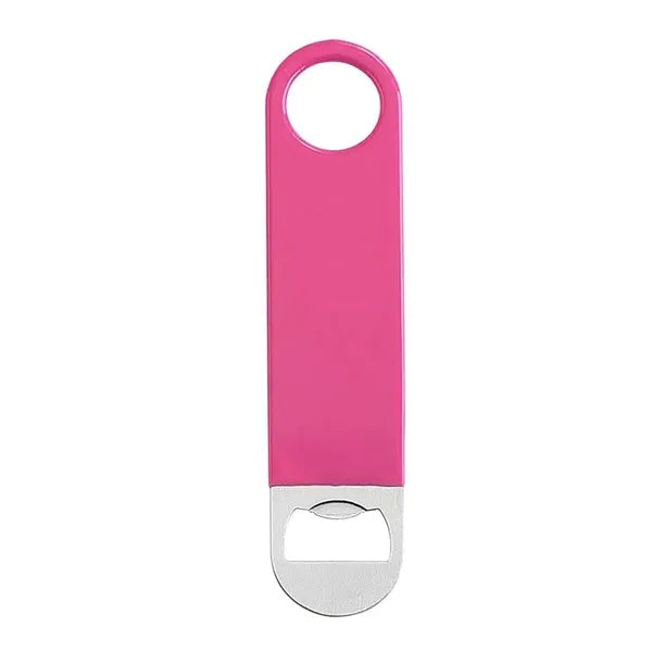 Pocket Vinyl Coated Paddle Bottle Opener