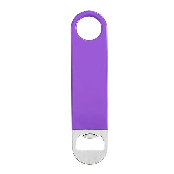 Pocket Vinyl Coated Paddle Bottle Opener
