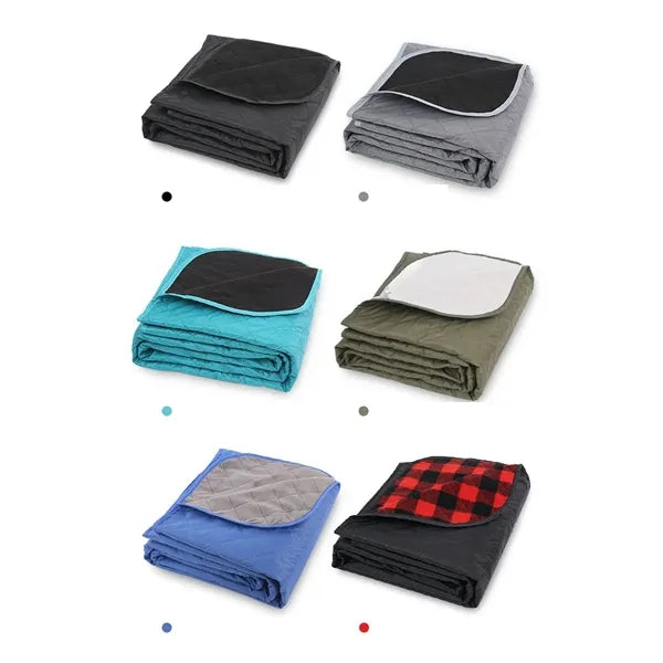 Outdoor Polar Fleece Camping Blanket Picnic Mat