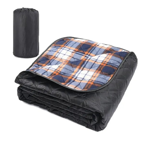 Outdoor Polar Fleece Camping Blanket Picnic Mat