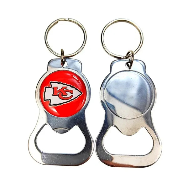 Metal Bottle Opener with Split Key Ring