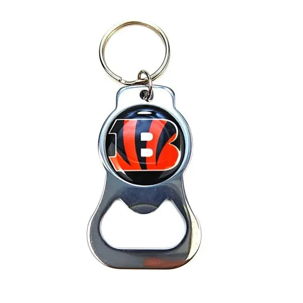 Metal Bottle Opener with Split Key Ring