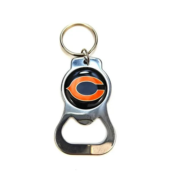 Metal Bottle Opener with Split Key Ring