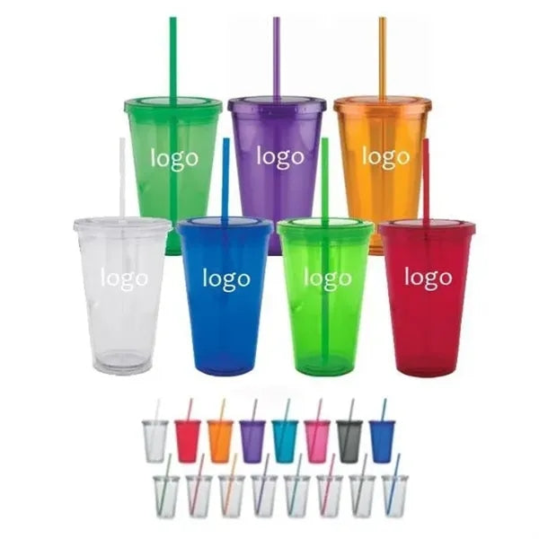16 Oz. Sunsplash Double Wall Tumbler