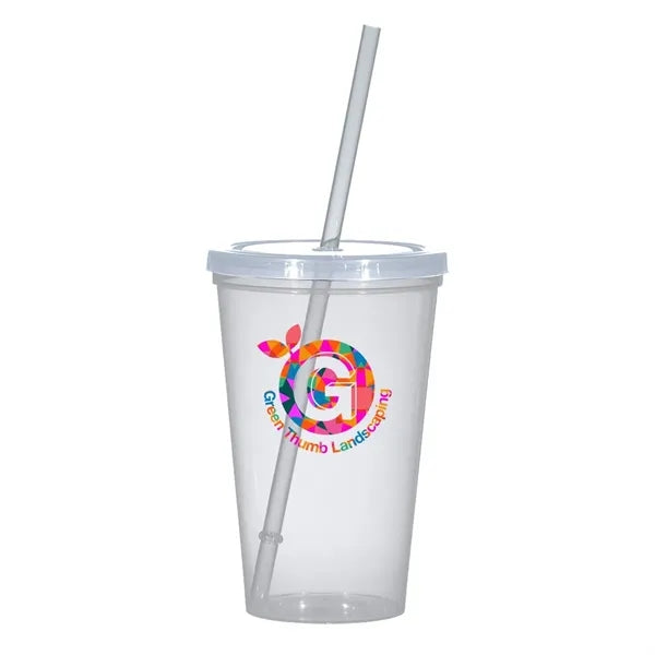 16 Oz. Sunsplash Double Wall Tumbler