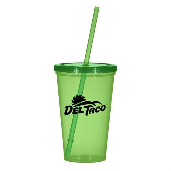 16 Oz. Sunsplash Double Wall Tumbler