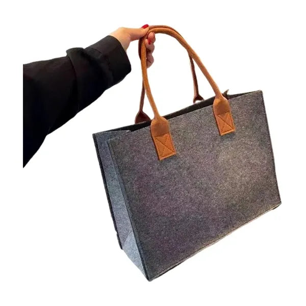 Felt Handbag Large Handle Multi-purpose