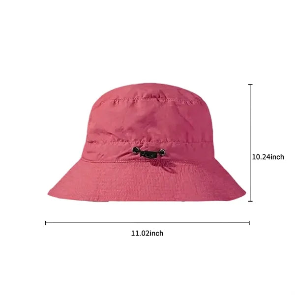 Waterproof Outdoor Bucket Hat with Drawstring