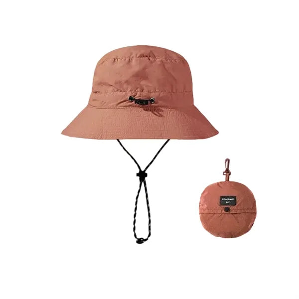 Waterproof Outdoor Bucket Hat with Drawstring