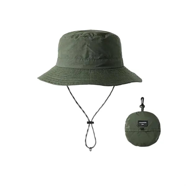 Waterproof Outdoor Bucket Hat with Drawstring