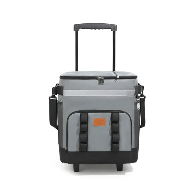 Large capacity insulated lunch trolley bag