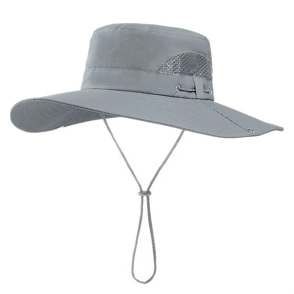 Embroidered UV-Protective Men's Bucket Hat