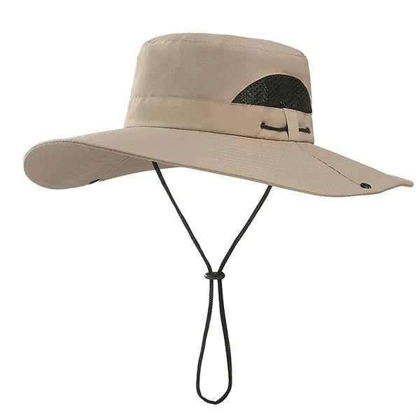 Embroidered UV-Protective Men's Bucket Hat