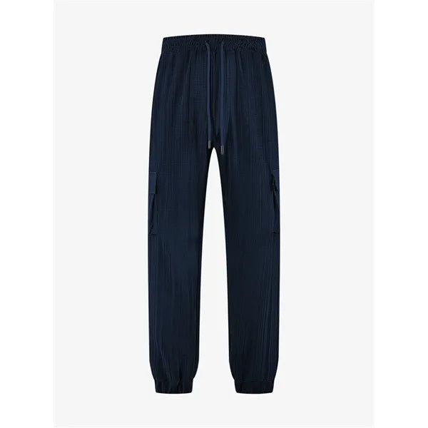 Men's Beach Summer Cotton Linen Loose Jogger Pants