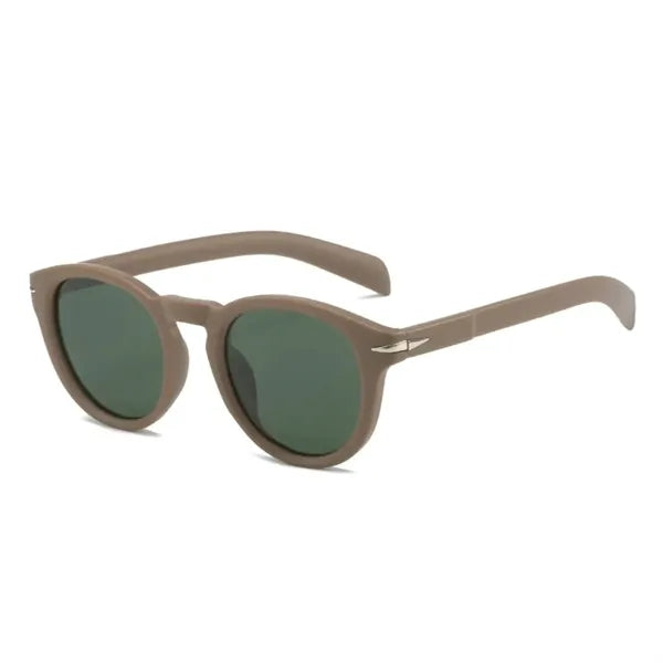 Unisex Oval Polycarbonate Sunglasses