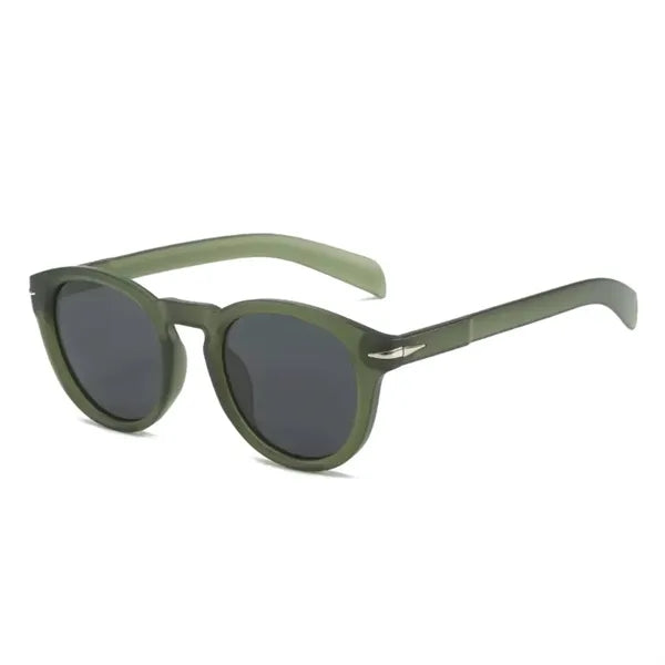 Unisex Oval Polycarbonate Sunglasses