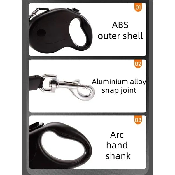 5M automatic retractable pet leash