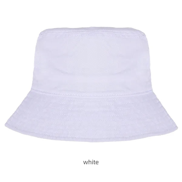 Cotton Bucket Hat for Outdoor Hiking