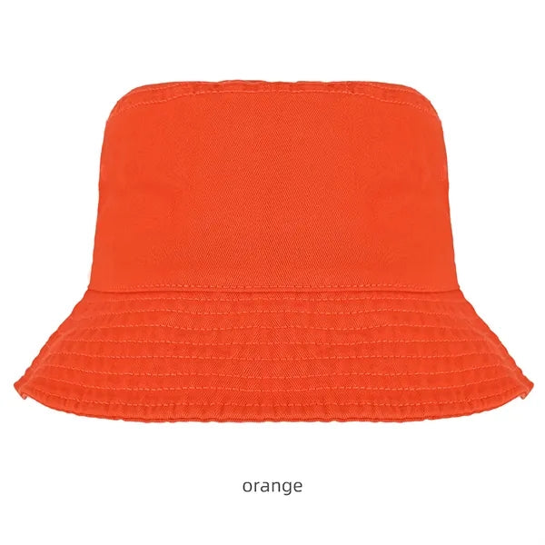 Cotton Bucket Hat for Outdoor Hiking