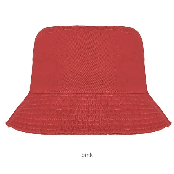 Cotton Bucket Hat for Outdoor Hiking
