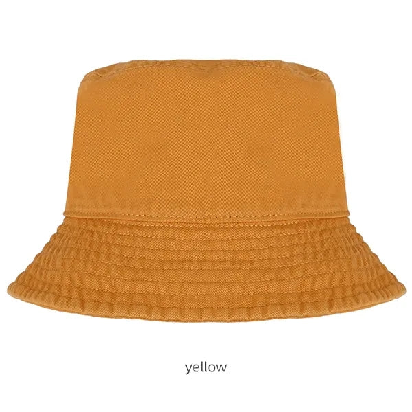 Cotton Bucket Hat for Outdoor Hiking