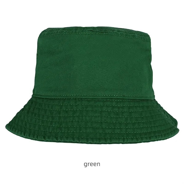 Cotton Bucket Hat for Outdoor Hiking
