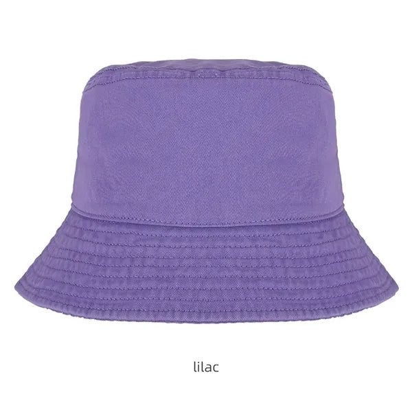 Cotton Bucket Hat for Outdoor Hiking