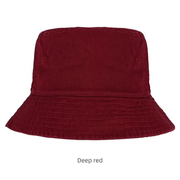 Cotton Bucket Hat for Outdoor Hiking