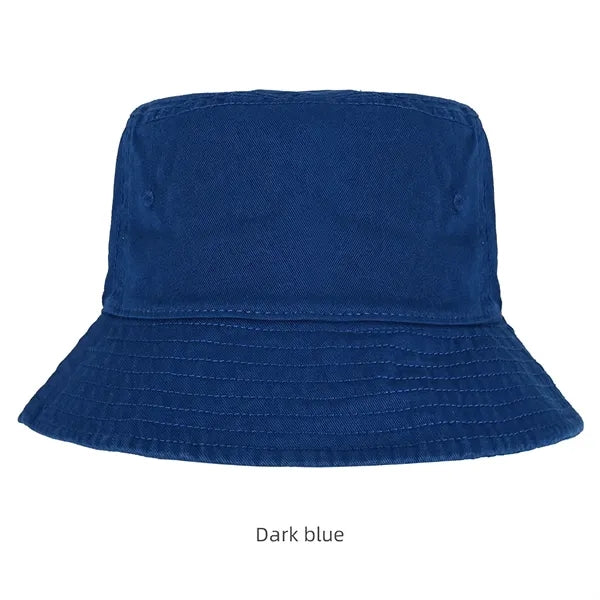 Cotton Bucket Hat for Outdoor Hiking