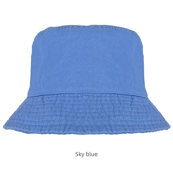 Cotton Bucket Hat for Outdoor Hiking